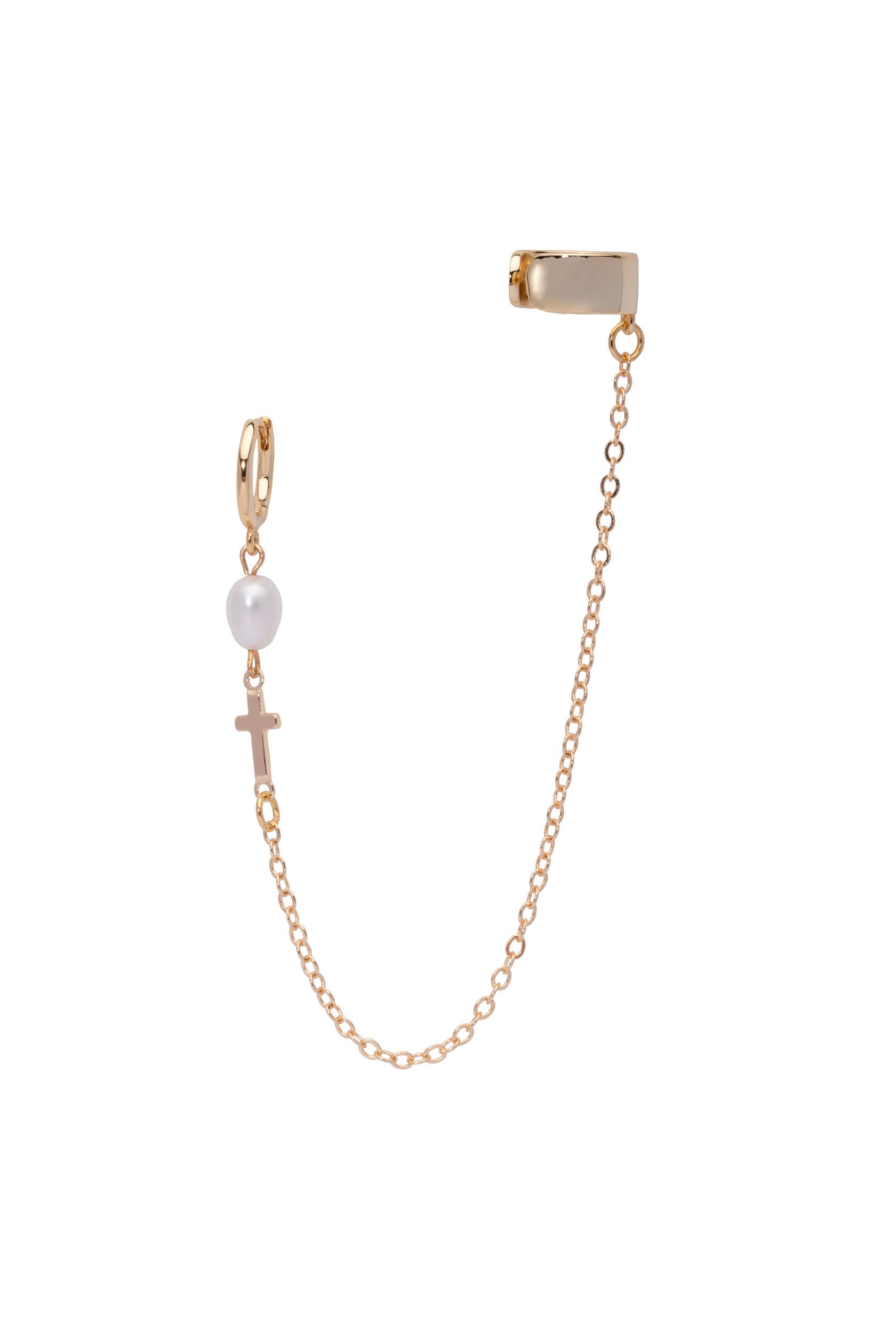 Кафф с серьгой BIS JEWELS