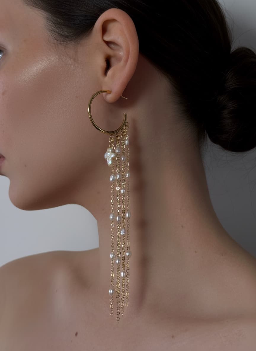 Серьги-кольца BIS JEWELS