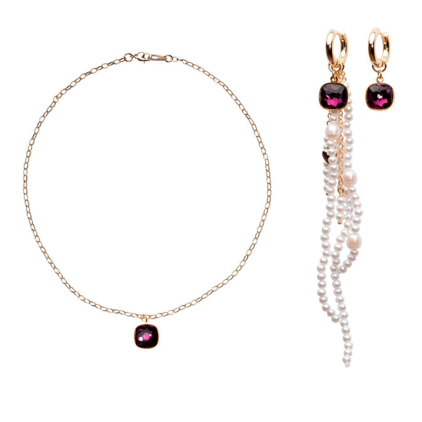 Серьги и колье BIS JEWELS