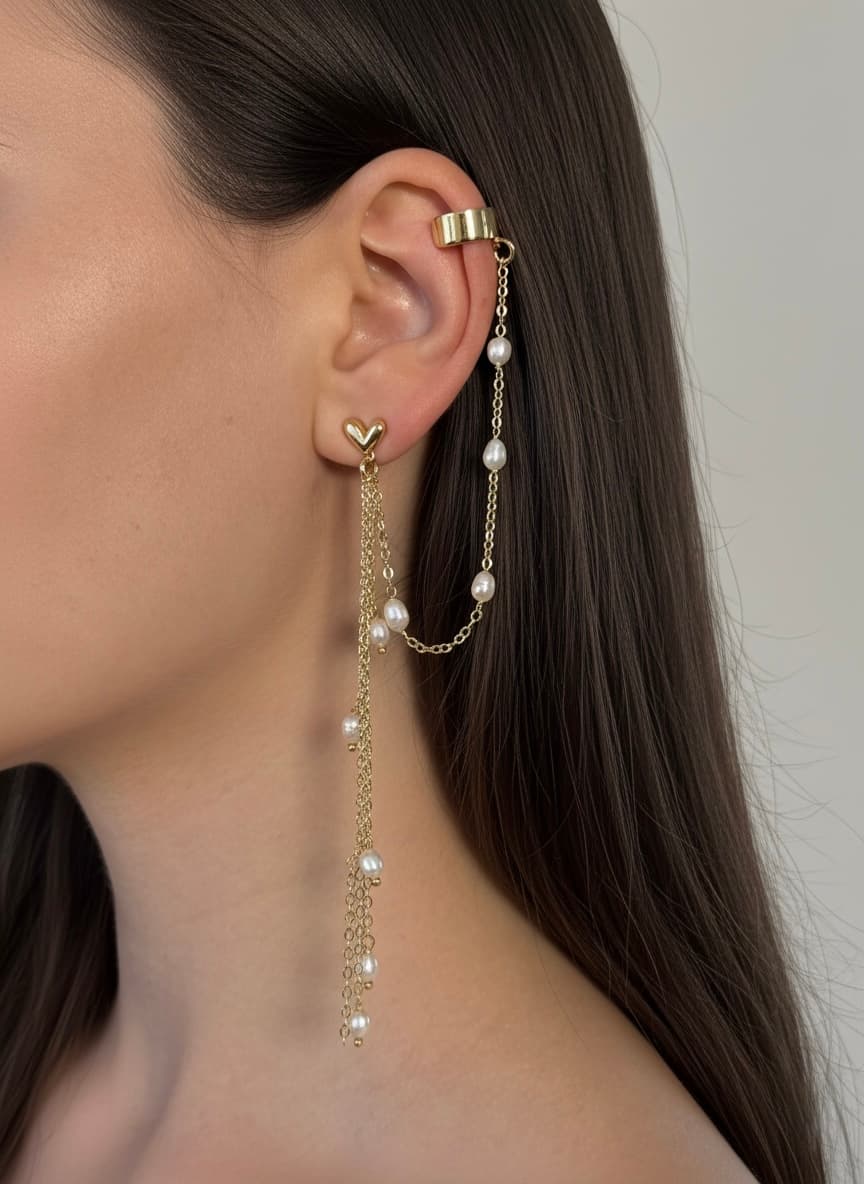 Кафф BIS JEWELS с серьгой